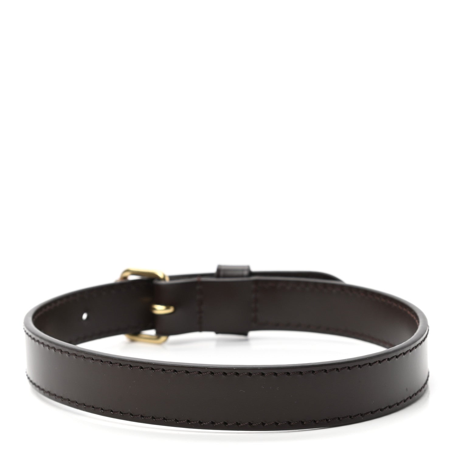 Louis Vuitton Calfskin Bandouliere Strap Extender Brown 2 of 3