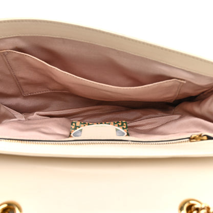 Gucci Vitello Palmellato Lux Crystal Medium Rajah Shoulder Bag Mystic White Multicolor 5 of 17
