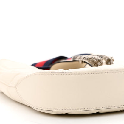 Gucci Calfskin Web Quilted Small Dionysus Hobo White 9 of 14