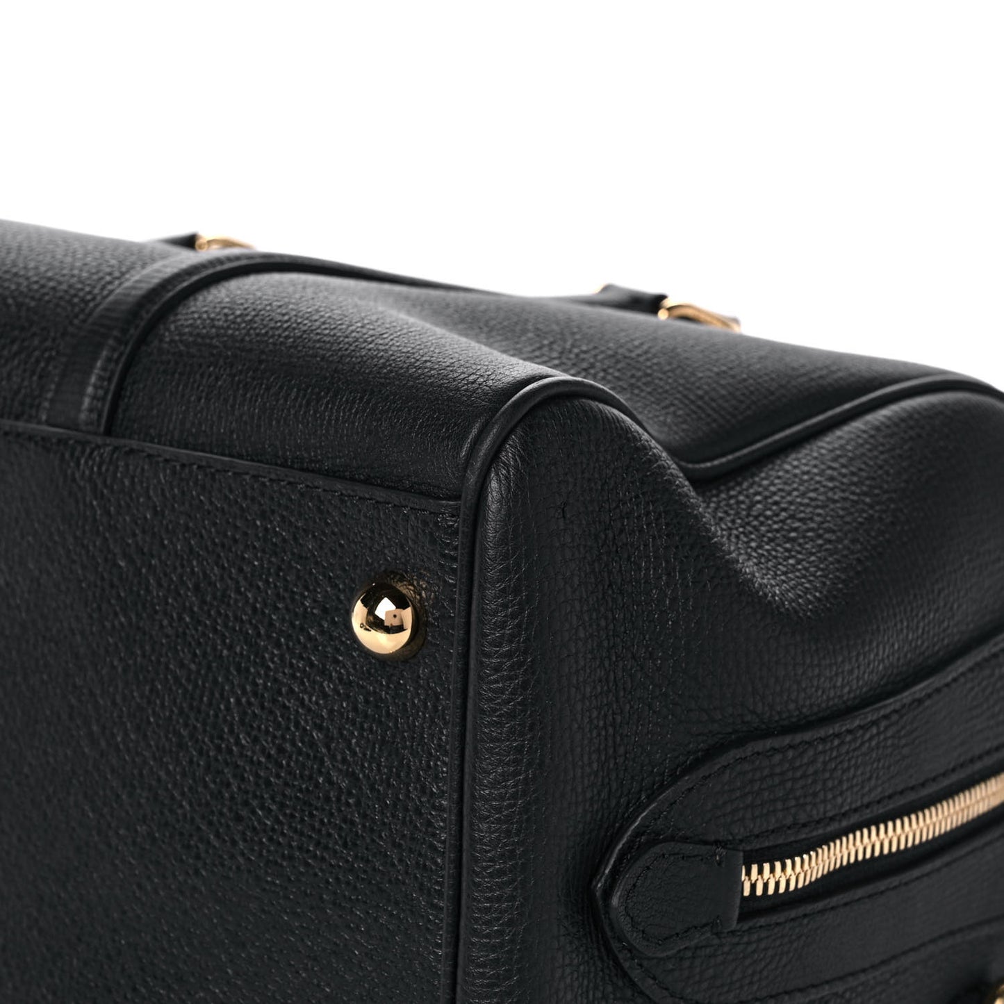Derby Calfskin Medium Alchester Bowling Bag Black