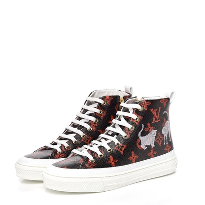 Louis Vuitton Catogram Stellar Sneaker Boots 36.5 Marron 3 of 10