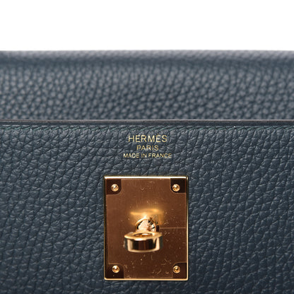 Hermes Taurillon Clemence Kelly Retourne 28 Vert Cypress 8 of 11