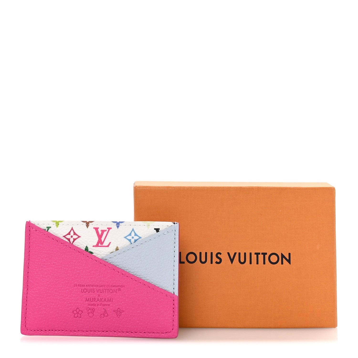 Louis Vuitton LV X TM Monogram Multicolor Criss-Cross Card Holder Kawaii Pink 7 of 7