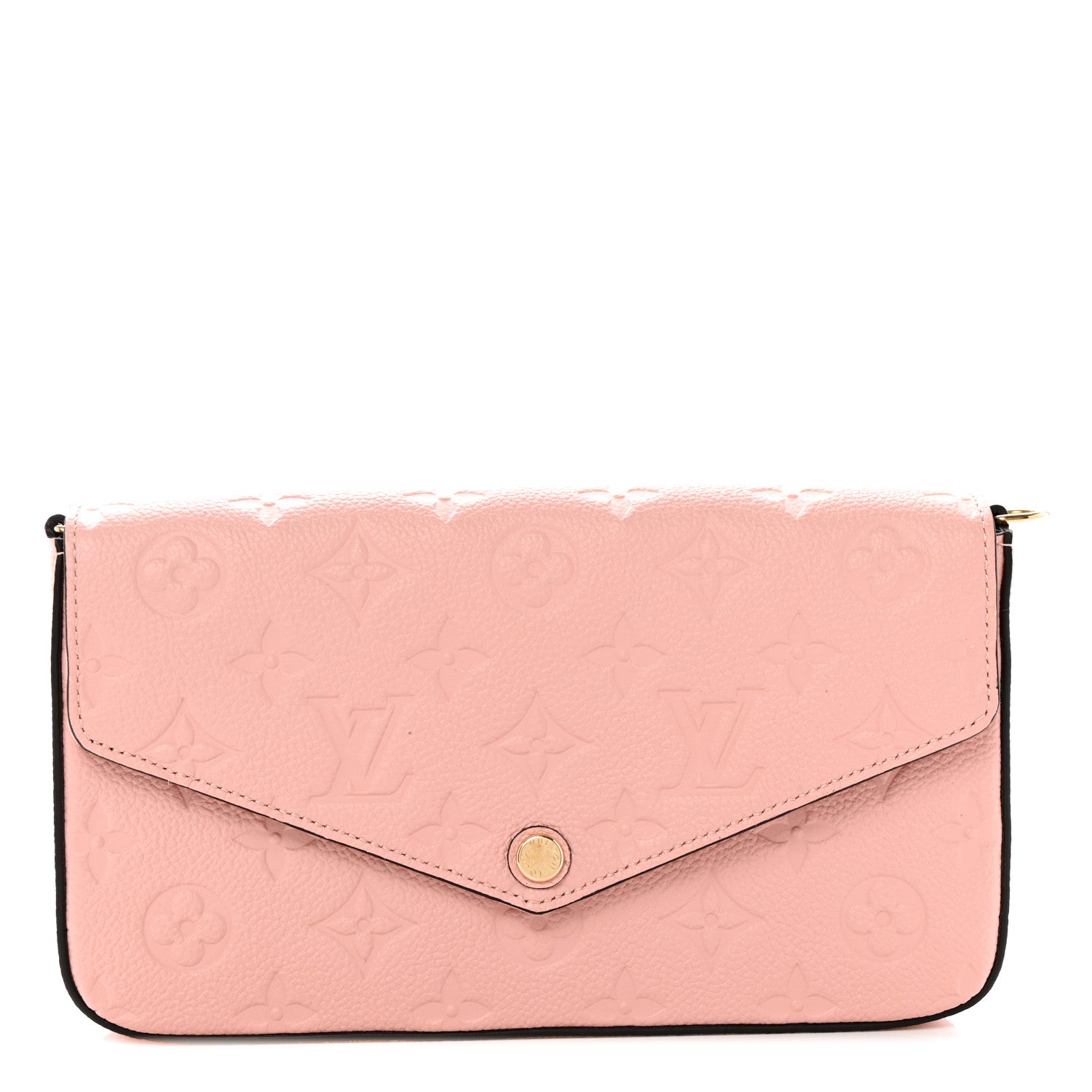 Louis Vuitton Empreinte Pochette Felicie Chain Wallet Rose Poudre 1 of 8