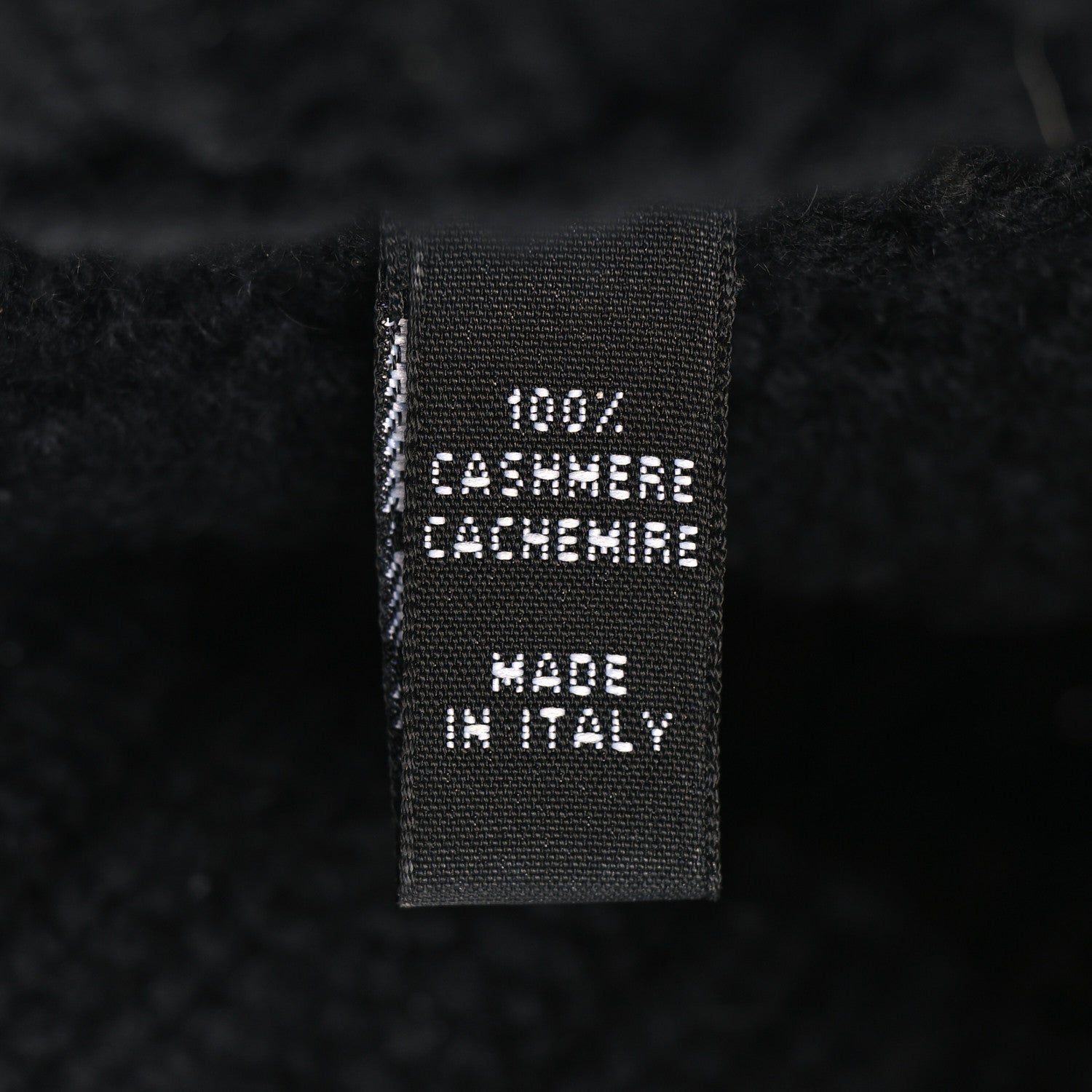 Chanel Cashmere Chain CC Beanie Hat Black 6 of 8