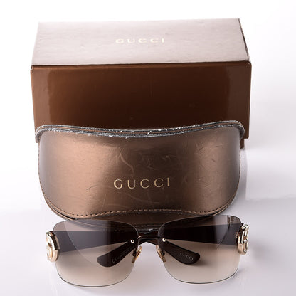 Gucci Frameless Interlocking GG Sunglasses 2833/S Brown 8 of 8