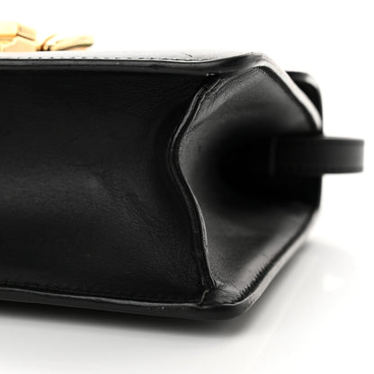 Gucci Calfskin Mini Sylvie Top Handle Bag Black 10 of 17