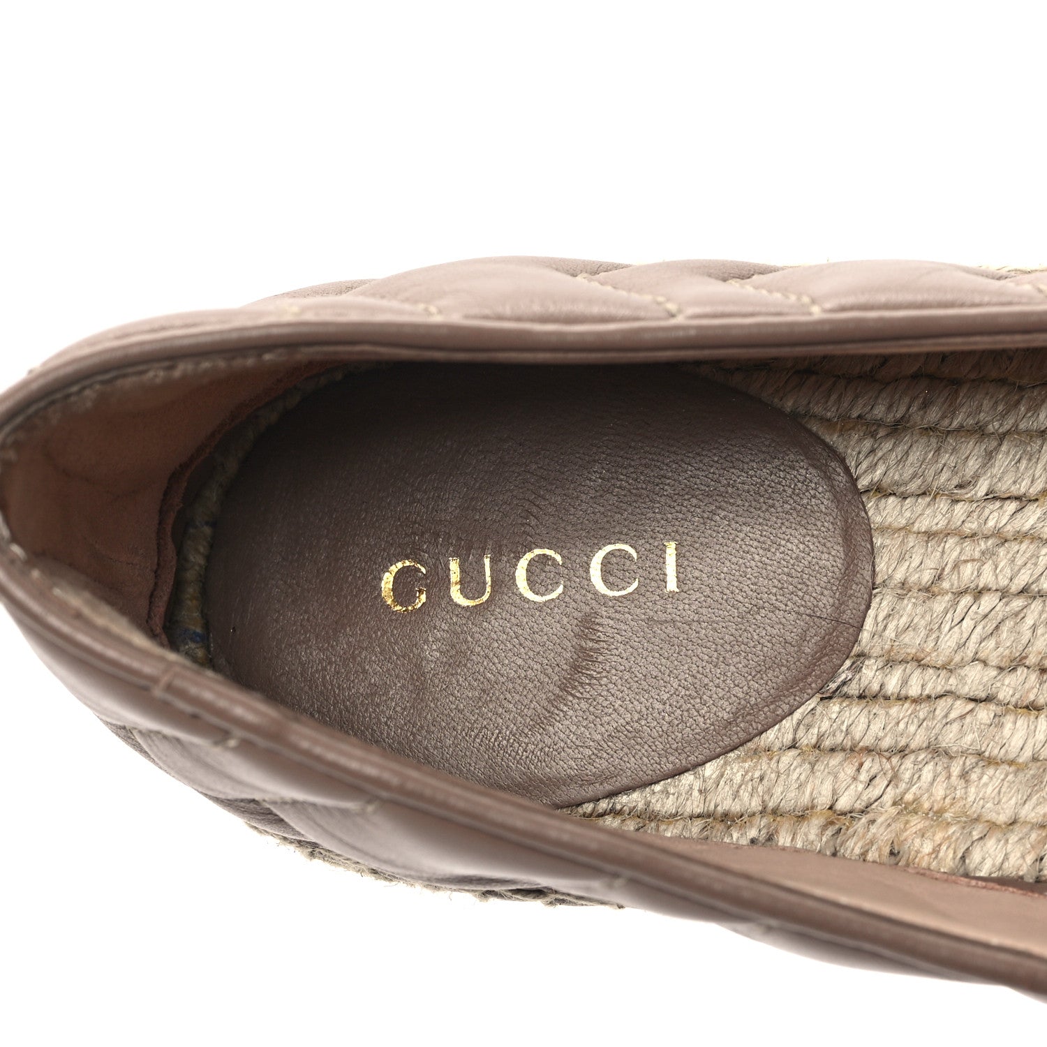 Gucci Nappa Matelasse GG Marmont Espadrilles 36 Porcelain Rose 7 of 9