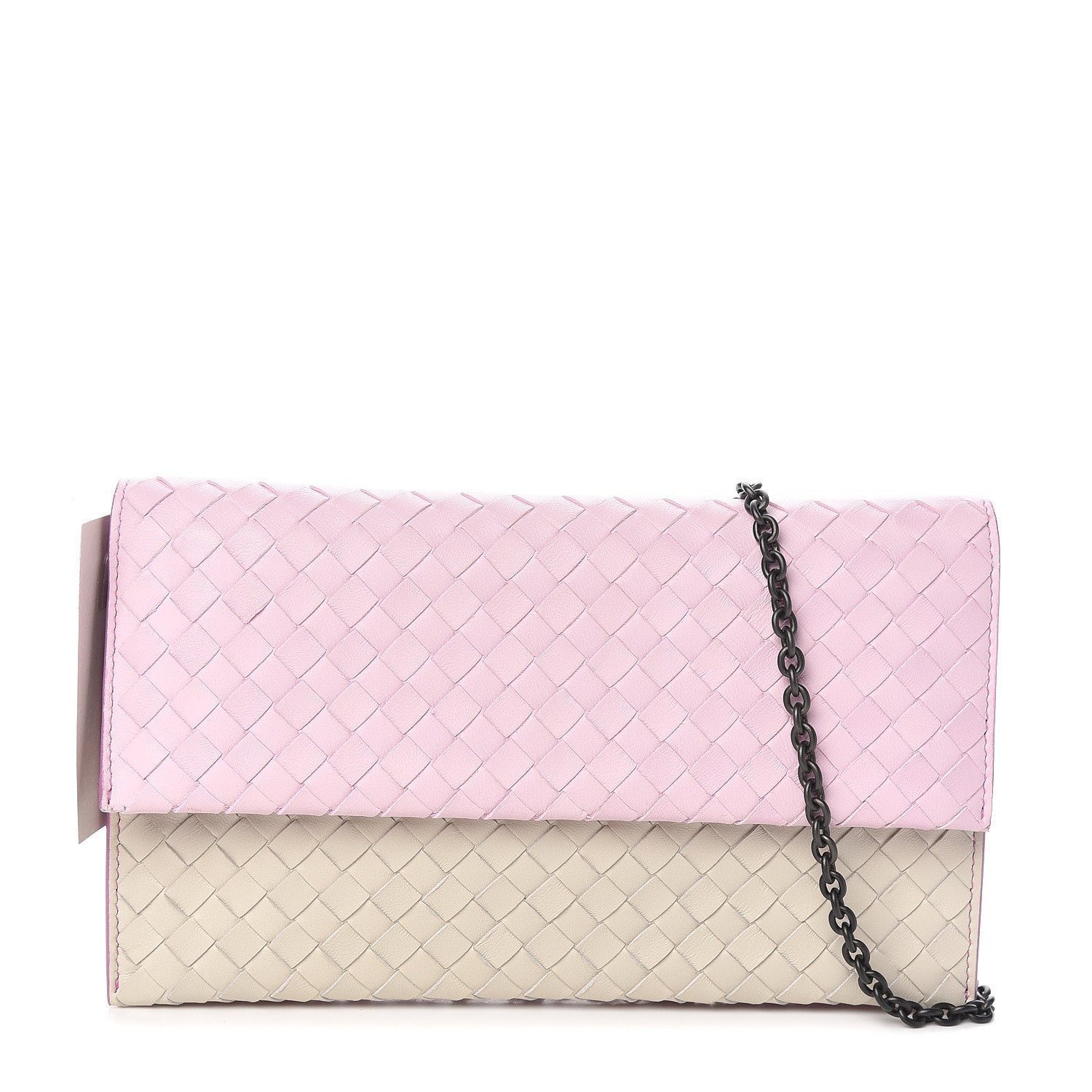 Bottega Veneta Nappa Intrecciato Wallet Bag Dragee Mist Twilight 1 of 8
