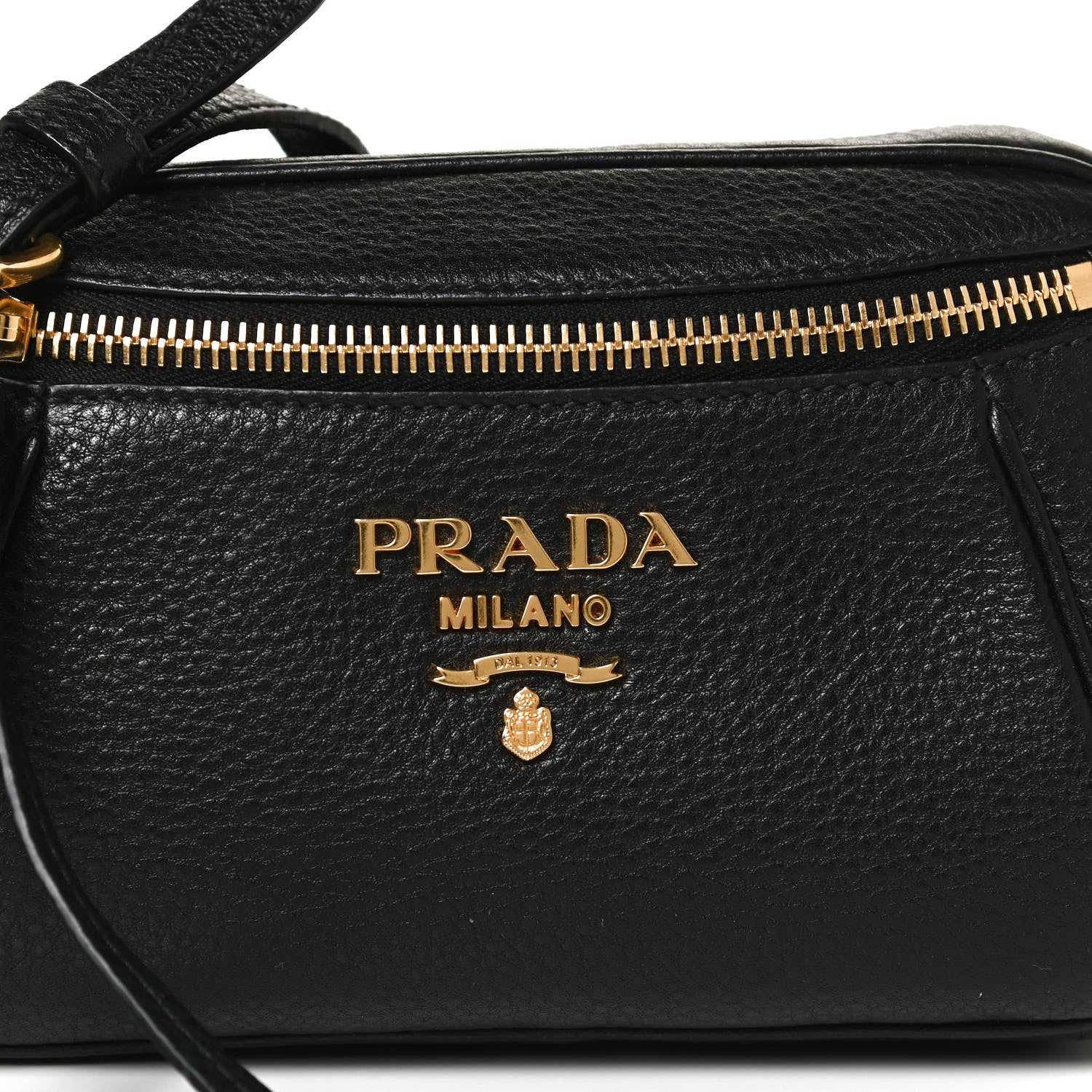 Prada Vitello Daino Belt Bag Black 8 of 15