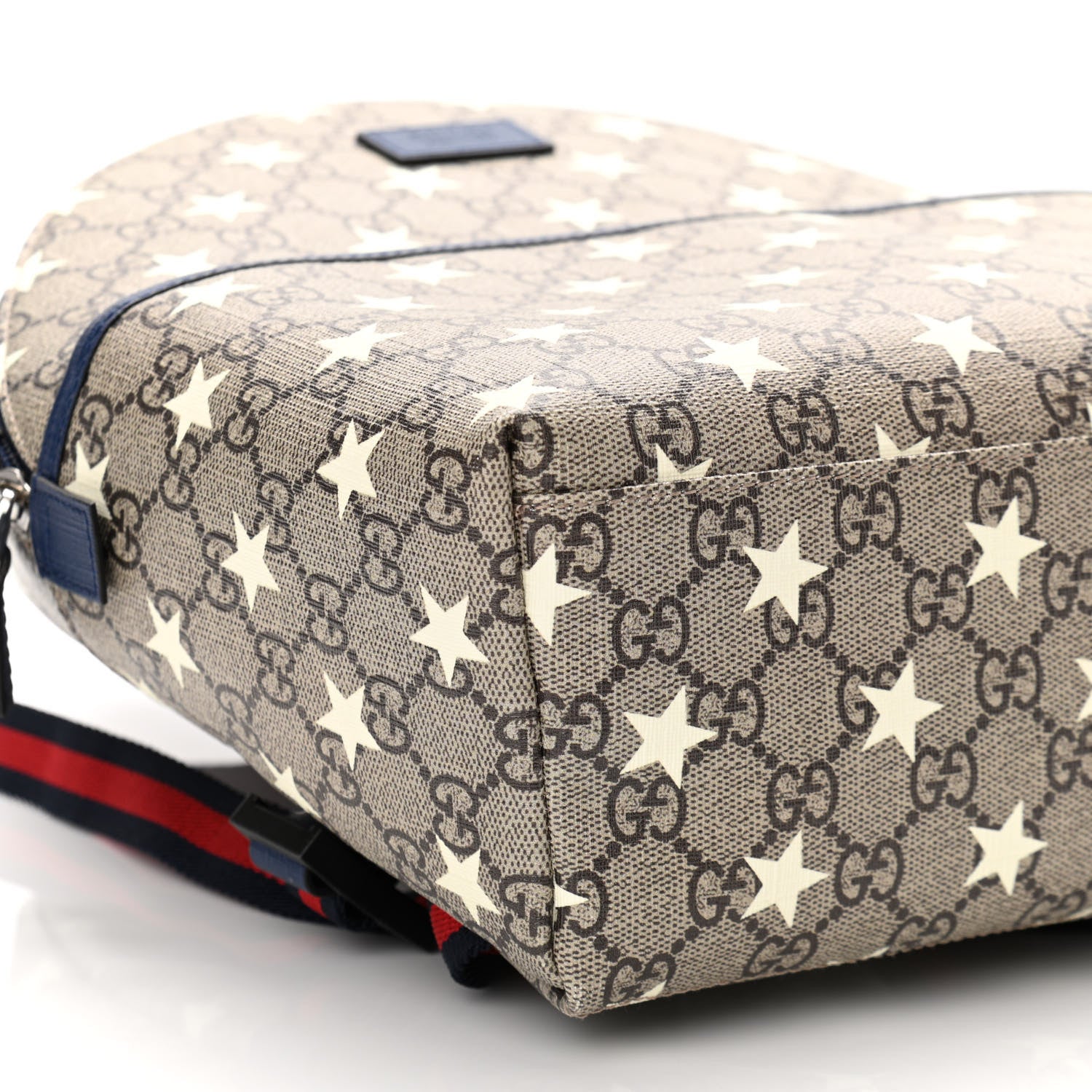 Gucci GG Supreme Monogram Stars Childrens Backpack Beige Ebony Yellow Royal 8 of 9