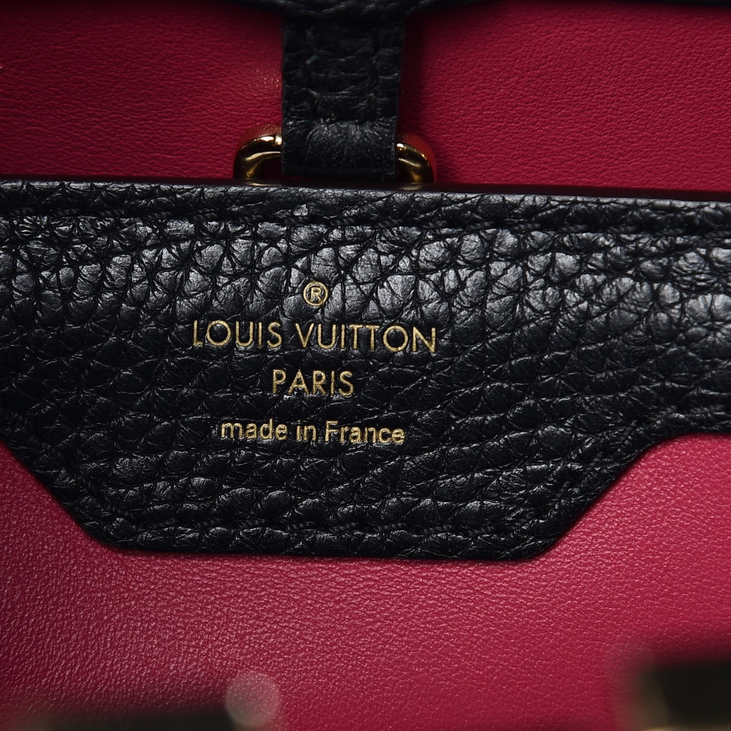 Taurillon Capucines PM Black