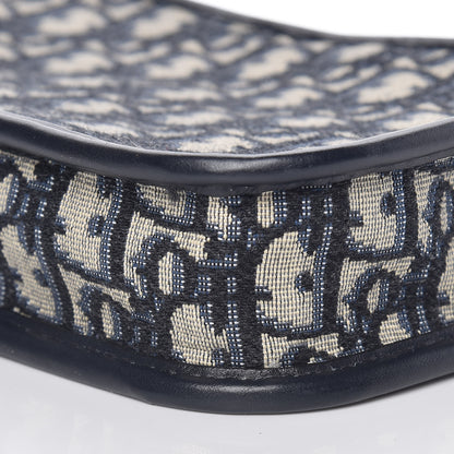 Christian Dior Oblique Diorquake Clutch Blue 6 of 11