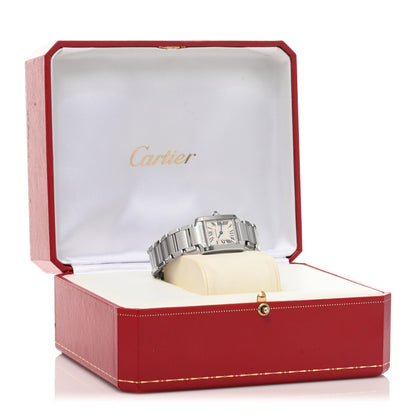 Cartier Stainless Steel 20mm Tank Francaise Quartz Watch 5 of 5