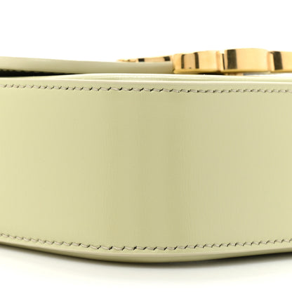 Celine Shiny Calfskin Mini Triomphe Almond Green 9 of 10