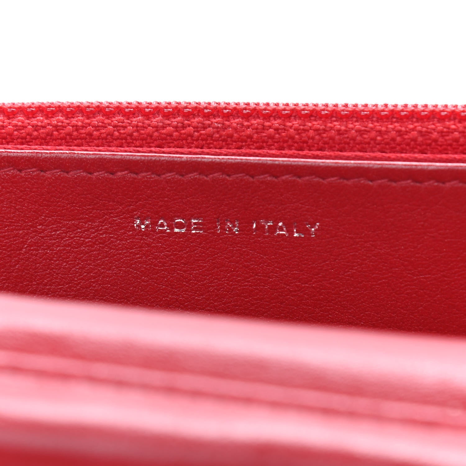 Chanel Patent Camellia Embossed Wallet On Chain WOC Red 12 of 15