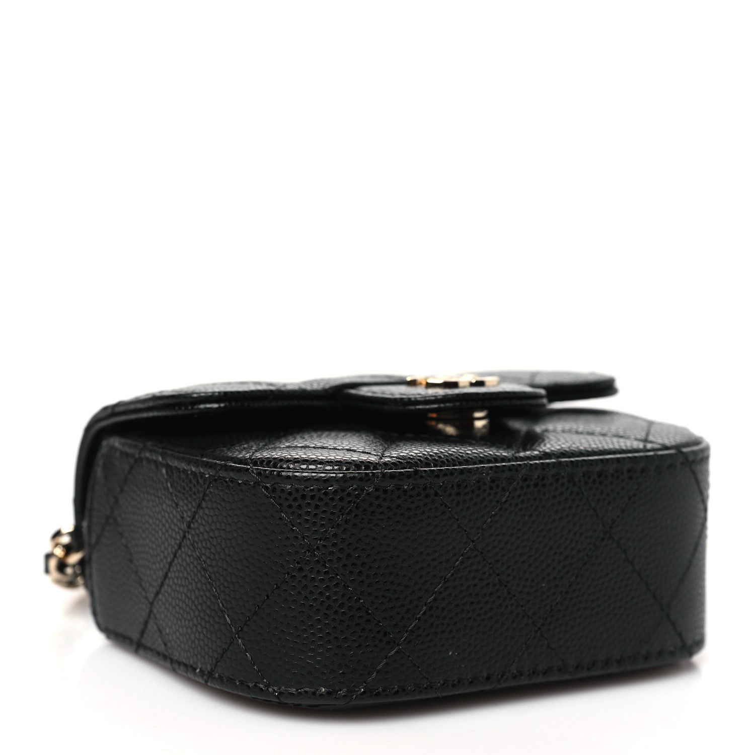Chanel Caviar Quilted Mini Clutch With Chain Black 4 of 12