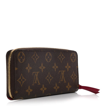 Louis Vuitton Monogram Clemence Wallet Fuchsia 3 of 7