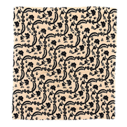 Louis Vuitton Wool Silk Monogram Floral Shawl Black Gold 1 of 4