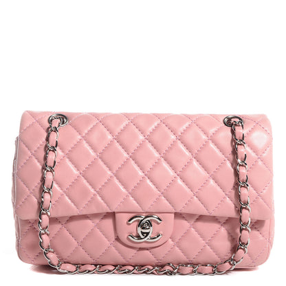 Chanel Lambskin Medium Double Flap Pink 1 of 8