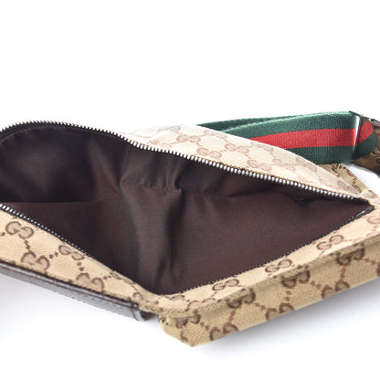 Gucci Monogram Web Belt Bag Dark Brown 5 of 10