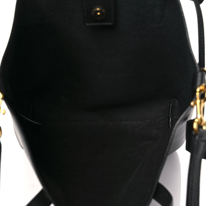Saint Laurent Calfskin Medium Shopping Tote Black 7 of 9