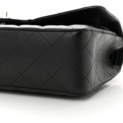 Chanel Caviar Quilted Medium Double Flap Black 10 of 11