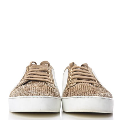 Chanel Fantasy Tweed Sneakers 39.5 Beige Gold 2 of 16
