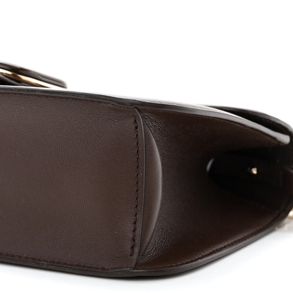 Valentino Garavani Calfskin Enamel Vlogo Loco Shoulder Bag Fondant 10 of 10