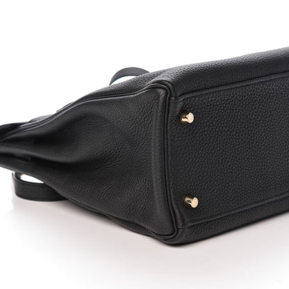 Hermes Togo Kelly Retourne 32 Black 8 of 10