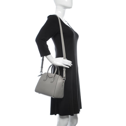Givenchy Sugar Goatskin Mini Antigona Pearl Grey 2 of 14