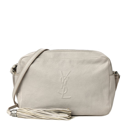 Saint Laurent Lambskin Monogram Small Lou Camera Bag White 1 of 14