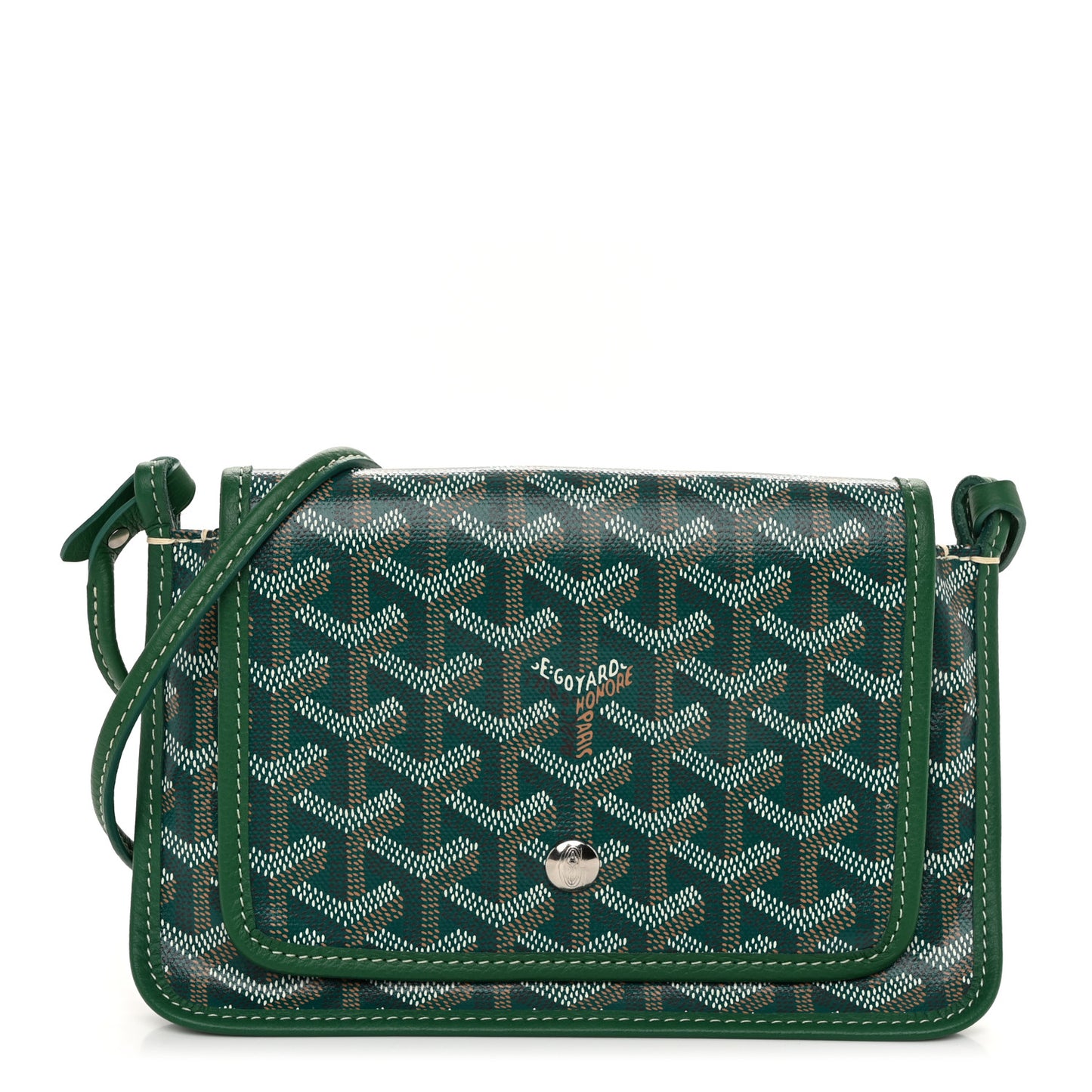 Goyardine Plumet Wallet Clutch Green