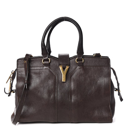 Saint Laurent Sheepskin Small Cabas ChYc Dark Brown 1 of 23
