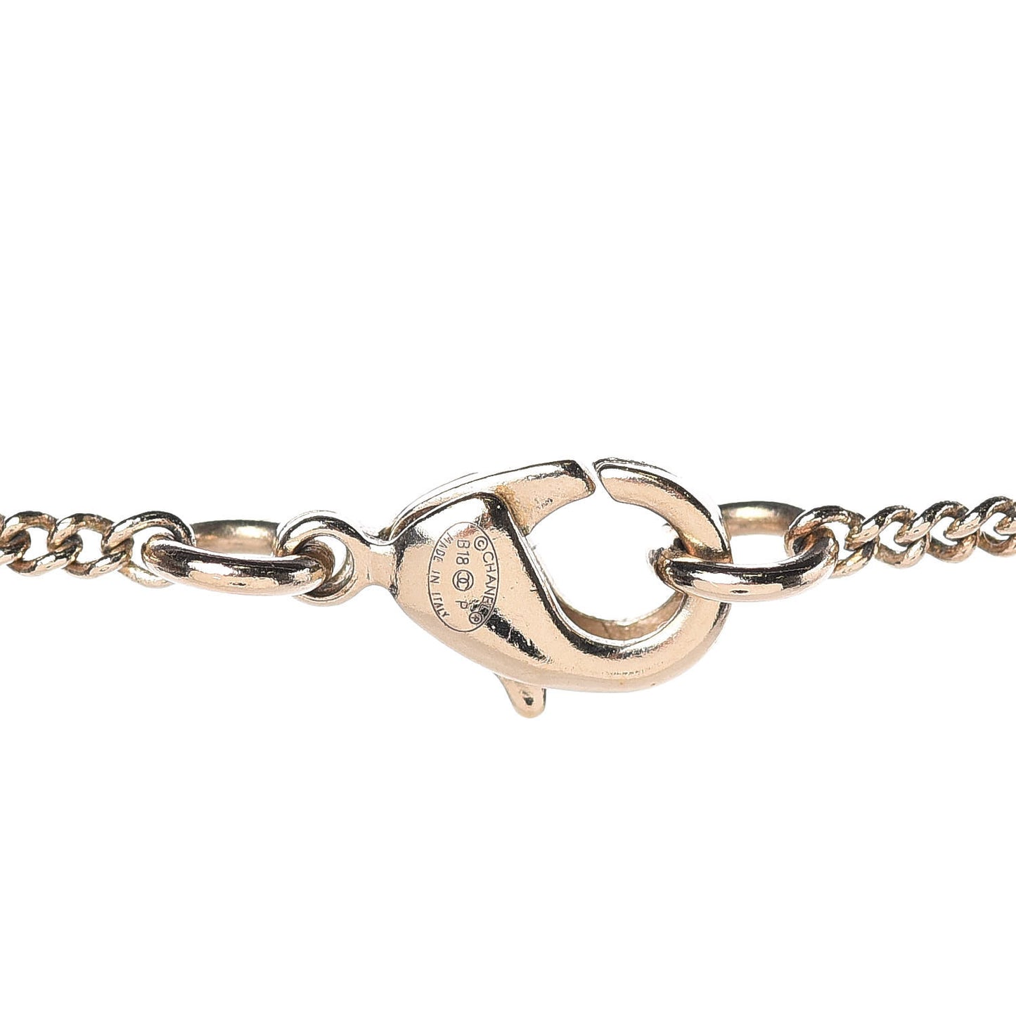 Resin Lock Necklace Pink