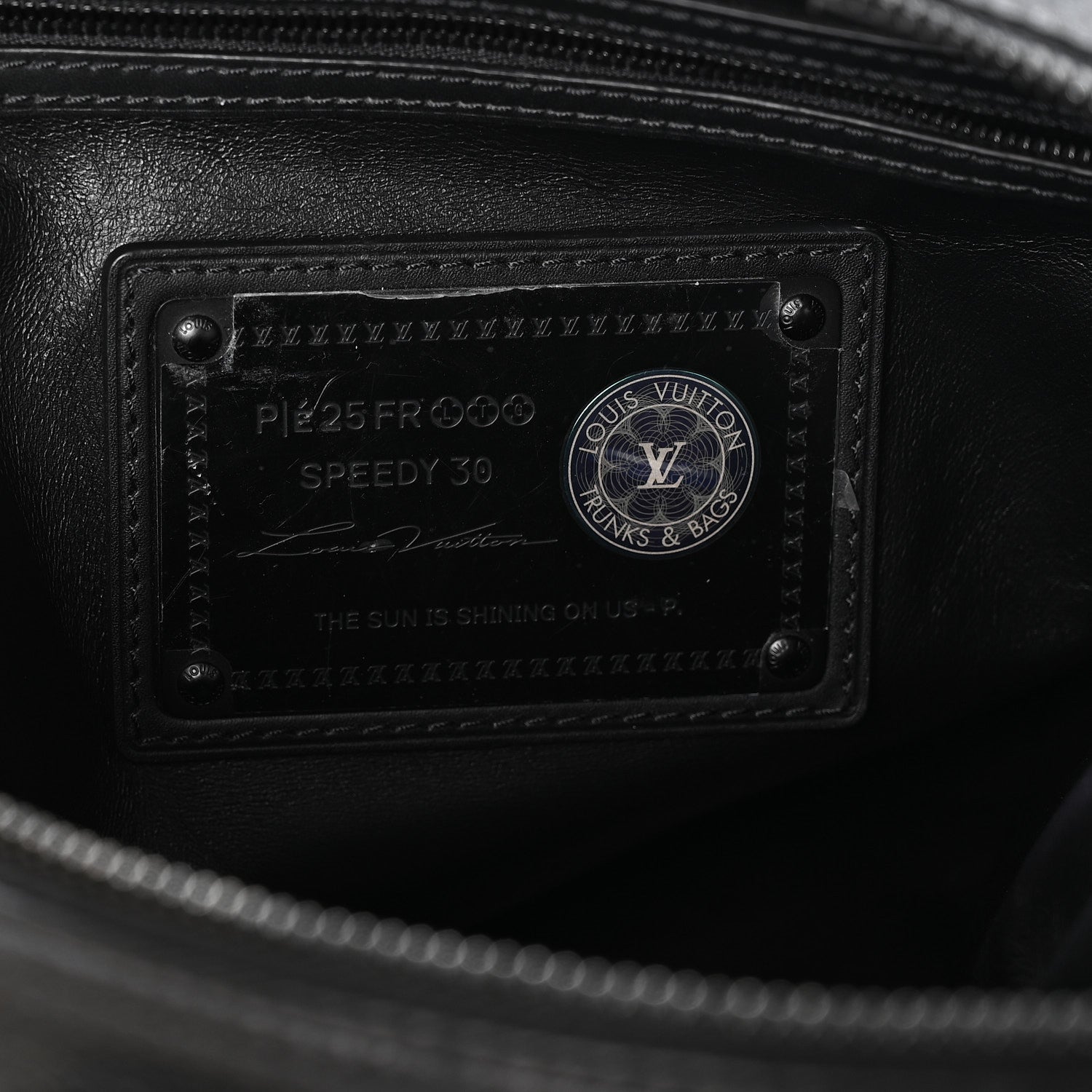 Louis Vuitton Calfskin Monogram Speedy P9 Bandouliere 30 Ultra Black 6 of 10
