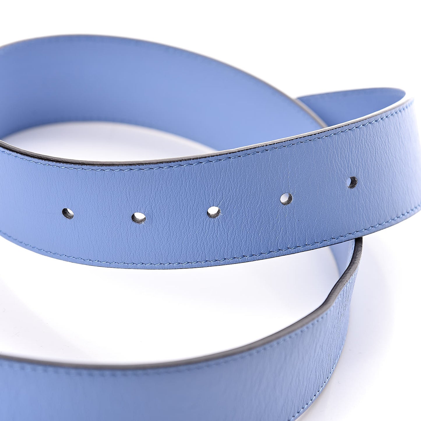Calfskin Double G 40mm Belt 90 36 Clear Sky Blue