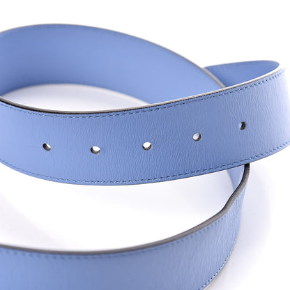 Gucci Calfskin Double G 40mm Belt 90 36 Clear Sky Blue 6 of 6