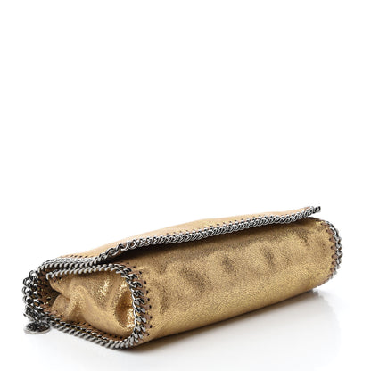 Stella McCartney Metallic Shaggy Deer Falabella Crossbody Bag Gold 4 of 10