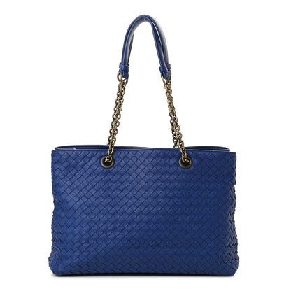 Bottega Veneta Nappa Intrecciato Medium Tote Cobalt 1 of 9