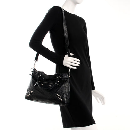 Balenciaga Agneau Giant 12 Silver Hardware Town Black 2 of 8