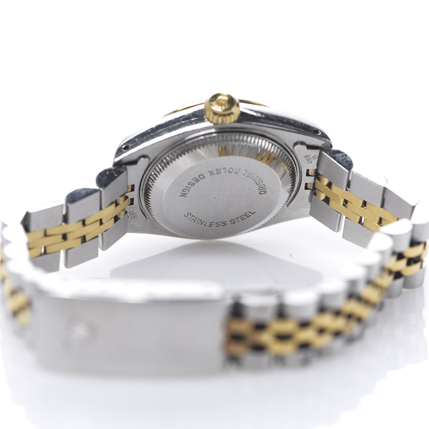 Stainless Steel 18K Yellow Gold 26mm Oyster Perpetual Datejust Watch Champagne Mosaic 69173