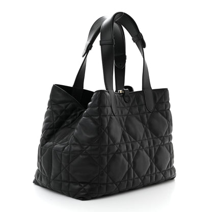 Christian Dior Calfskin Macrocannage Medium Toujours Black 4 of 10