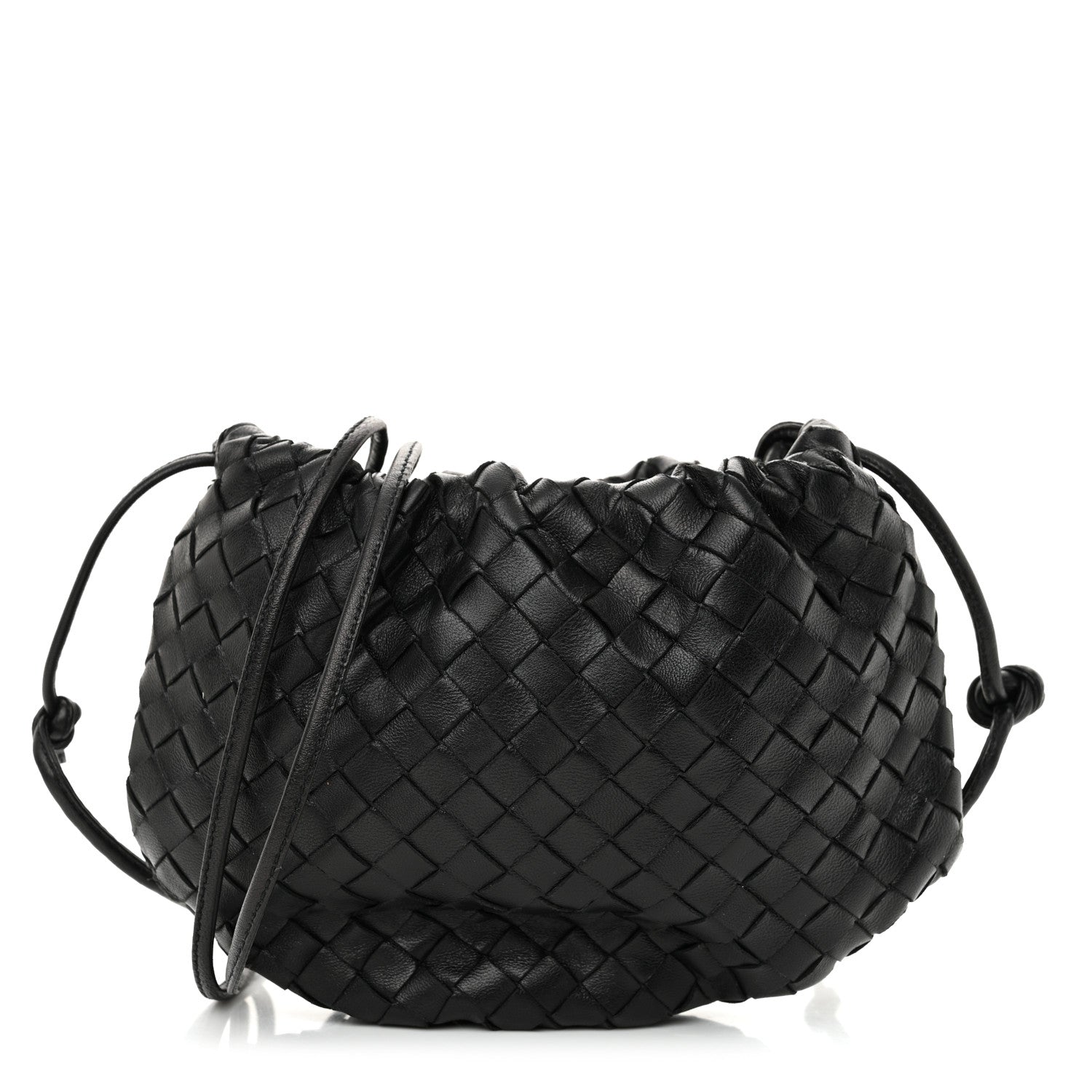 Bottega Veneta Nappa Intrecciato Mini Bulb Black 1 of 10