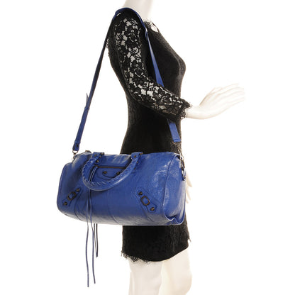 Balenciaga Agneau Classic Hardware Maxi Twiggy Bleuette 2 of 17