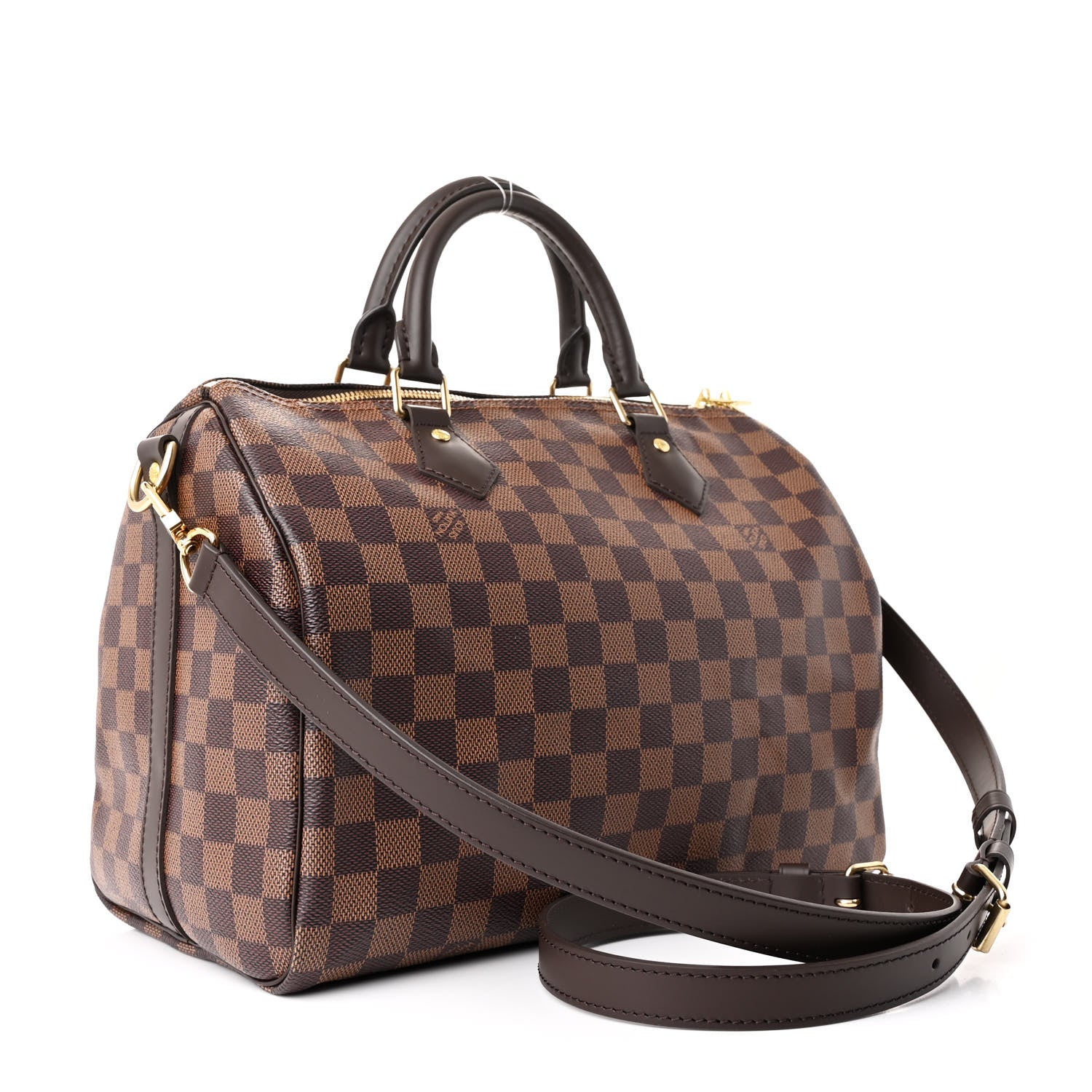 Louis Vuitton Damier Ebene Speedy Bandouliere 30 3 of 9