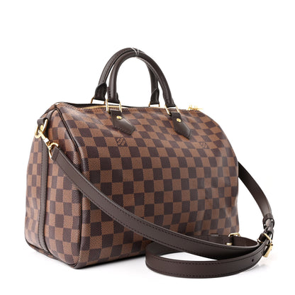 Louis Vuitton Damier Ebene Speedy Bandouliere 30 3 of 9