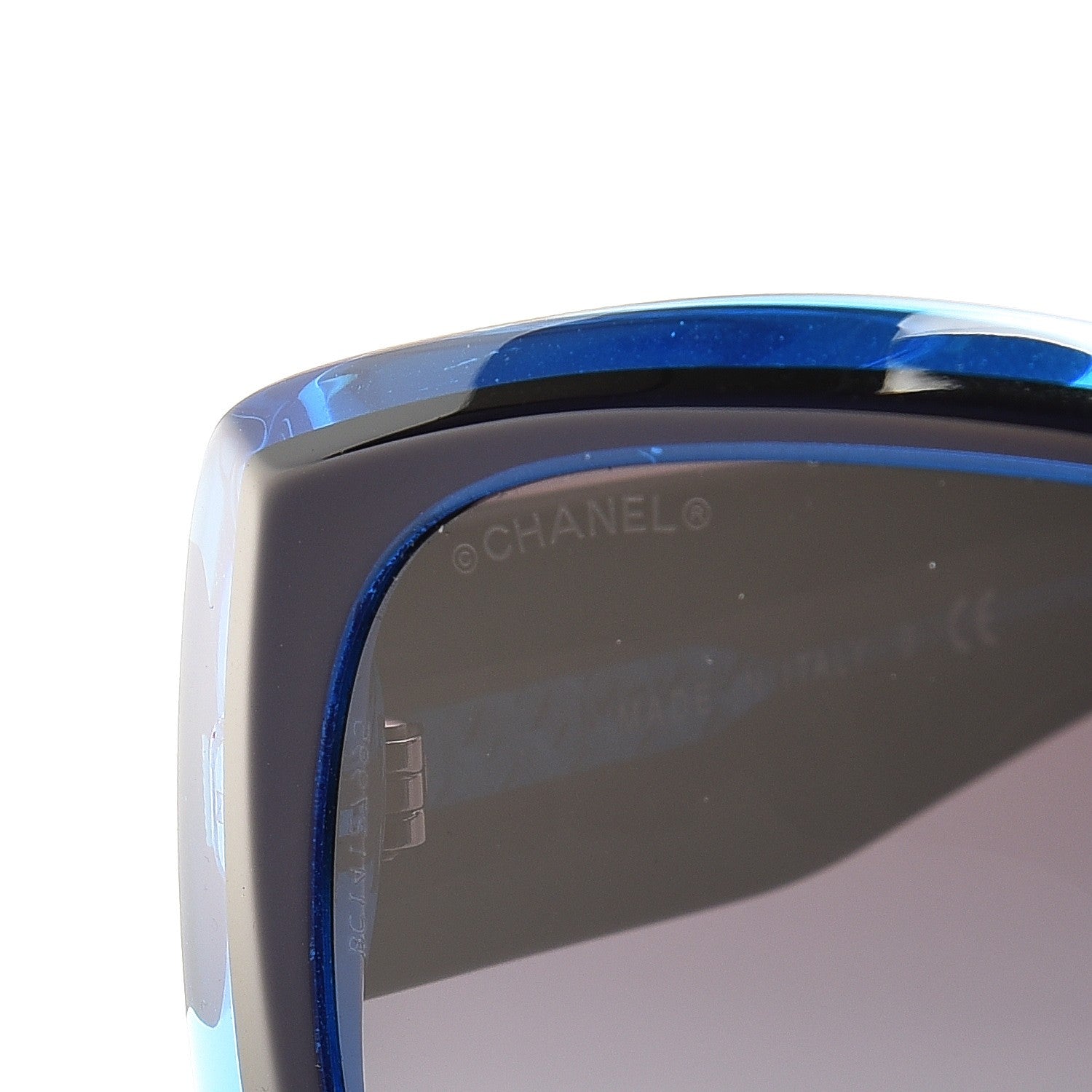Chanel Mother of Pearl CC Sunglasses 5227-H Blue 8 of 9