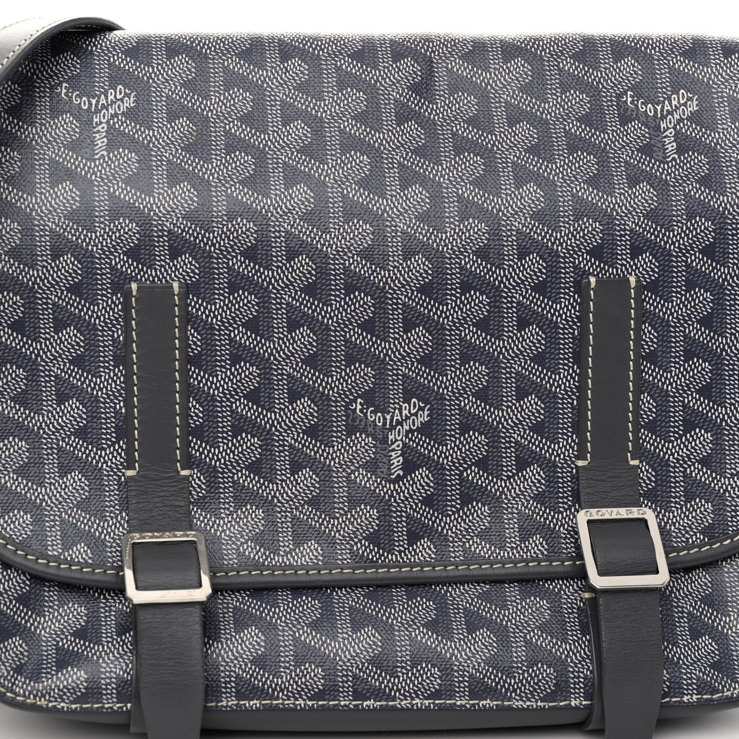 Goyard Goyardine Belvedere MM Messenger Bag Grey 7 of 12