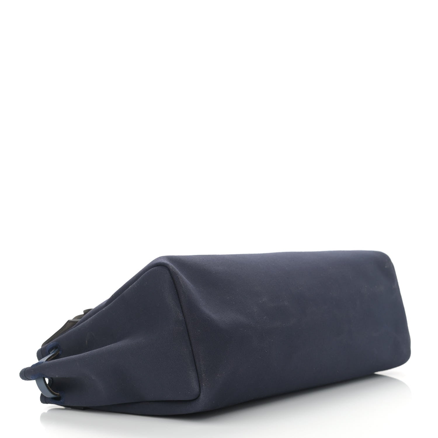 Hermes Toile Vache Hunter Herbag Cabas MM Bleu Marine 4 of 10